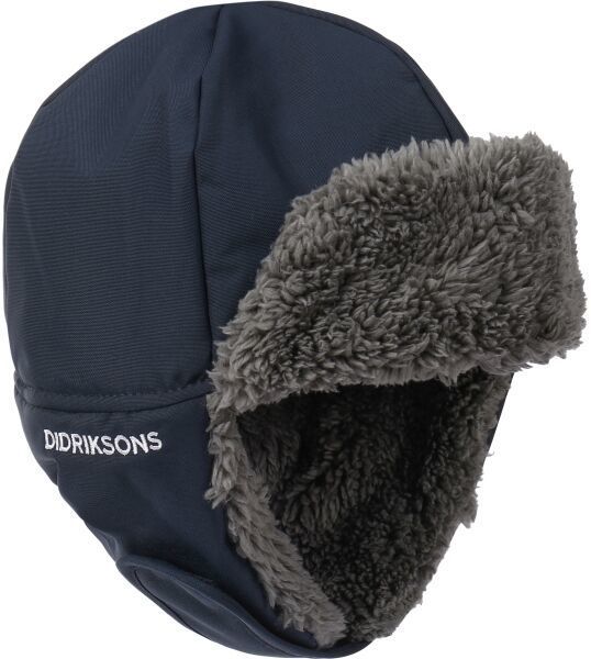 DIDRIKSONS BIGGLES Chlapčenská čiapka, tmavo modrá, veľkosť