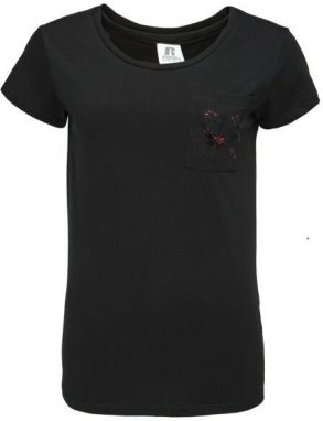 Russell Athletic BERRY Dámske tričko, čierna, veľkosť