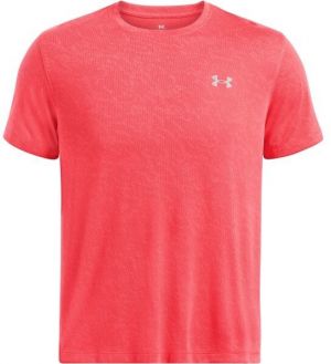 Under Armour LAUNCH CAMO Pánske tričko, červená, veľkosť