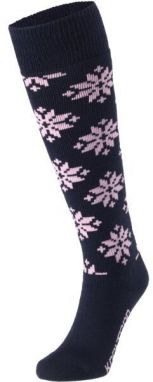 KARI TRAA ROSE WOOL SKI SOCKS Dámske lyžiarske podkolienky, tmavo modrá, veľkosť