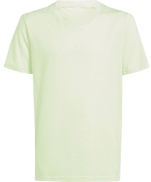 adidas TRAINING AEROREADY T-SHIRT Chlapčenské tričko, svetlo zelená, veľkosť