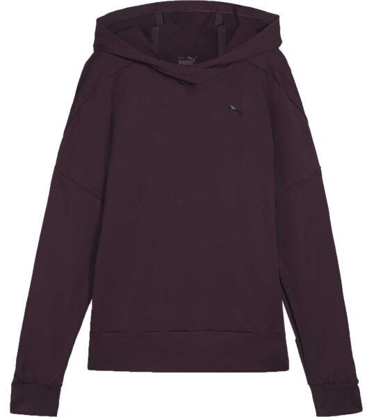 Puma CLOUDSPUN HOODIE Dámska športová mikina, vínová, veľkosť