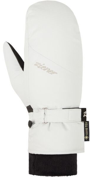 Ziener KLAIRO GTX Dámske lyžiarske rukavice, biela, veľkosť