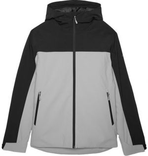 4F JACKET CITY Pánska bunda, sivá, veľkosť