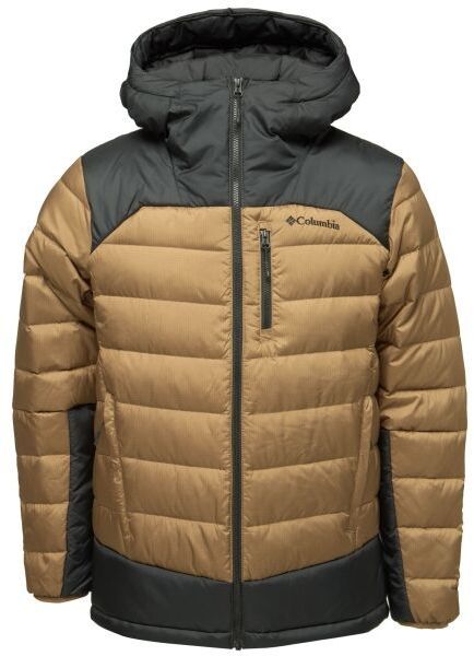 Columbia AUTUMN PARK DOWN HOODED JACKET Dámska páperová bunda, zlatá, veľkosť