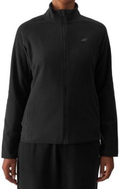4F FLEECE Dámska mikina, čierna, veľkosť