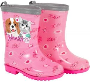 PERLETTI RAIN BOOTS Detské gumáky, ružová, veľkosť