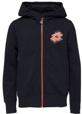 Lotto DOMMY Dievčenská mikina s kapucňou, tmavě modrá, veľkosť 140-146