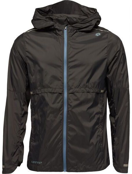 Lotto HENZO Pánska bežecká bunda, čierna, veľkosť