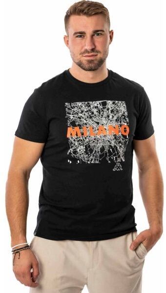 Kappa LOGO ISTREMAP Pánske tričko, čierna, veľkosť