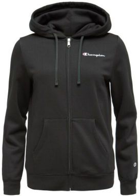 Champion HOODED FULL ZIP Dámska mikina, čierna, veľkosť