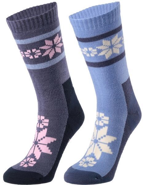KARI TRAA RUSA SOCK 2PK Dámske  ponožky, modrá, veľkosť