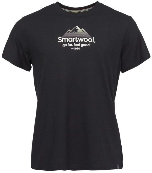 Smartwool 30TH ANNIVERSARY GRAPHIC SS TEE Pánske tričko, čierna, veľkosť