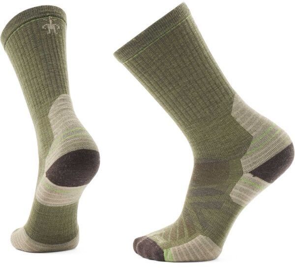 Smartwool HIKE TARGETED CUSHION CREW Pánske outdoorové ponožky, khaki, veľkosť