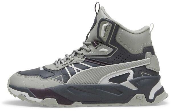 Puma TRINITY MID HYBRID L Pánska voľnočasová obuv, sivá, veľkosť 40.5