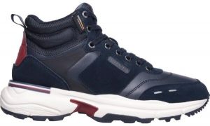 Tommy Hilfiger MRUNNER CORDURA LEATHER Pánska voľnočasová obuv, tmavo modrá, veľkosť
