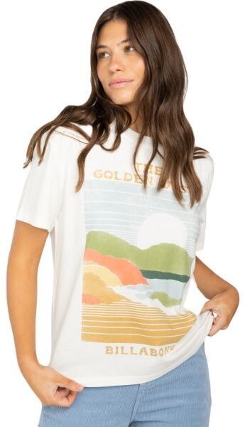 Billabong GOLDEN WEST Dámske tričko, biela, veľkosť XS