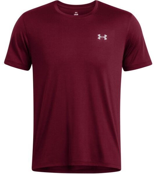 Under Armour STREAKER Pánske tričko, vínová, veľkosť