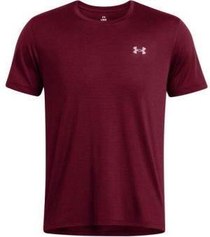 Under Armour STREAKER Pánske tričko, vínová, veľkosť