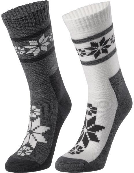 KARI TRAA RUSA SOCK 2PK Dámske  ponožky, tmavo sivá, veľkosť 36-38