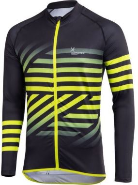 Klimatex KASH Pánsky cyklistický dres, čierna, veľkosť