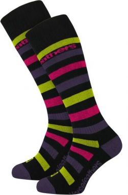 Horsefeathers STRID SNOW SOCKS Dámske snowboardové ponožky, čierna, veľkosť