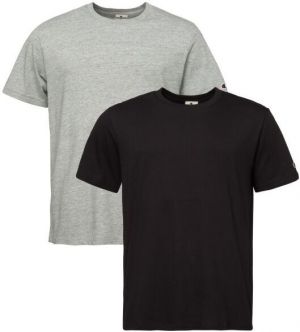 Champion TWIN SET SCRIPT SHOP Pánske tričko, sivá, veľkosť