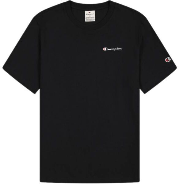 Champion SCRIPT SHOP Pánske tričko, čierna, veľkosť