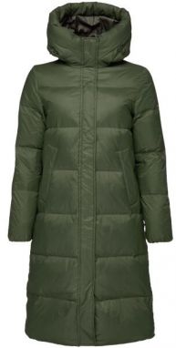 Lotto LAVENDER Dámsky dlhý prešívaný kabát, khaki, veľkosť