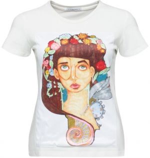 ROMADE MARDAR Dámske tričko, biela, veľkosť