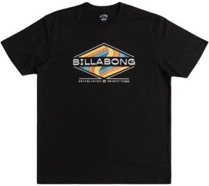 Billabong THE BAY SS Pánske tričko, čierna, veľkosť