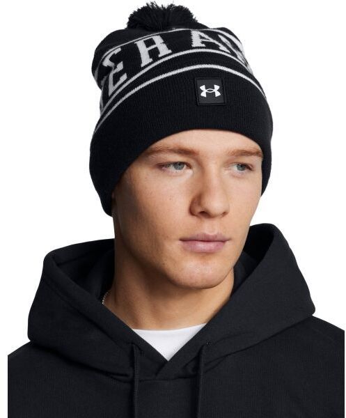 Under Armour HALFTIME POM Zimná čiapka, čierna, veľkosť