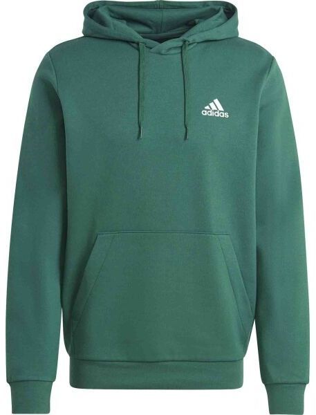 adidas ESSENTIALS FLEECE Pánska mikina, zelená, veľkosť