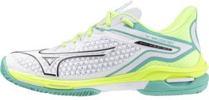 Mizuno WAVE EXCEED TOUR 6 CC W Dámska tenisová obuv, biela, veľkosť 38