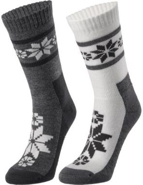 KARI TRAA RUSA SOCK 2PK Dámske  ponožky, tmavo sivá, veľkosť