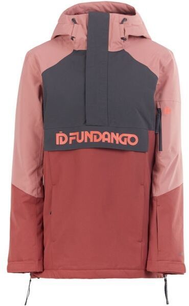 FUNDANGO BIRCH LOGO Dámska lyžiarska/snowboardová bunda, ružová, veľkosť