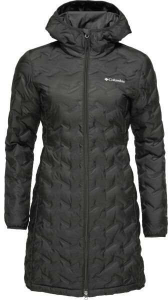 Columbia DELTA RIDGE™ II LONG DOWN JACKET Dámsky kabát, čierna, veľkosť