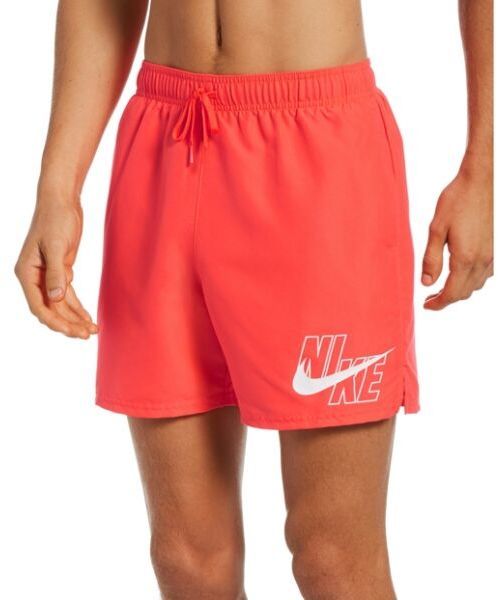 Nike LOGO SOLID 5 Pánske kúpacie šortky, lososová, veľkosť