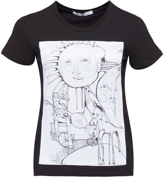 ROMADE MARDAR Dámske tričko, čierna, veľkosť