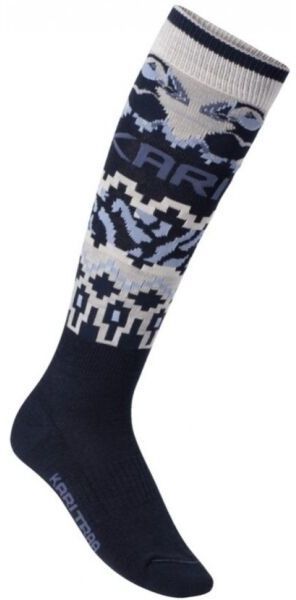 KARI TRAA JOHANNE SOCK Dámske vlnené podkolienky, tmavo modrá, veľkosť