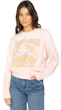 Billabong ALL LOVE Dámska mikina, ružová, veľkosť L