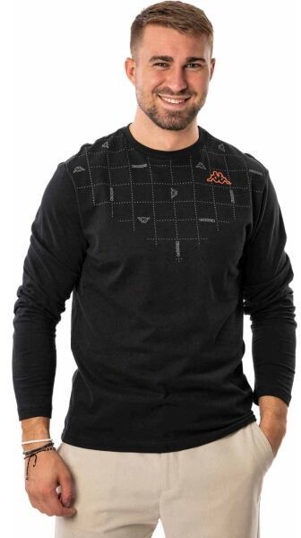 Kappa LOGO ISORD Pánske tričko, čierna, veľkosť