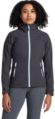 KILPI RAVIA Dámska softshellová bunda, tmavo sivá, veľkosť