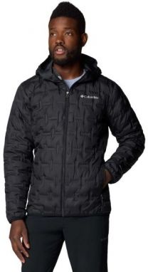 Columbia DELTA RIDGE DOWN HOODED JACKET Pánska zimná bunda, čierna, veľkosť