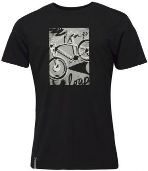 LOAP ALDAN Pánske tričko, čierna, veľkosť