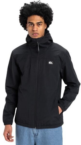 Quiksilver OVERCAST 3K WARM JACKET Pánska bunda, čierna, veľkosť