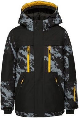 Lewro BENINO Chlapčenská zimná bunda, čierna, veľkosť 116-122