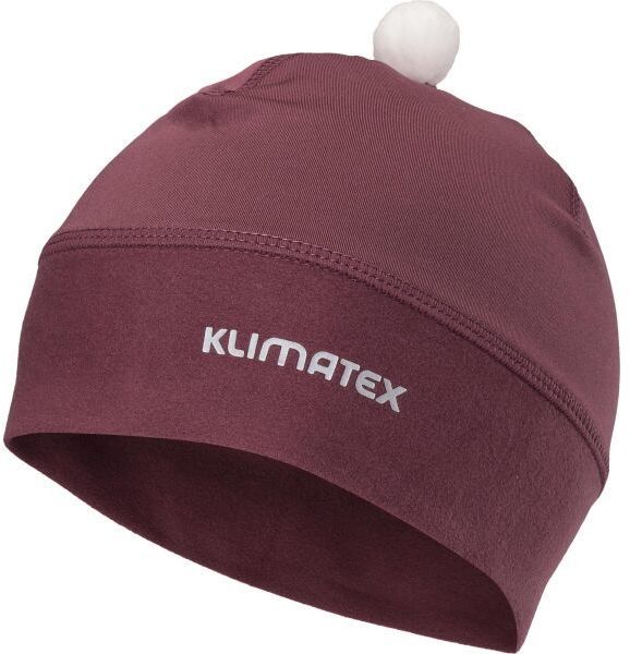 Klimatex NAURI Unisex čiapka, vínová, veľkosť UNI