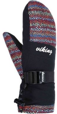 Viking TANUKA MITTEN Dámske lyžiarske palčiaky, čierna, veľkosť