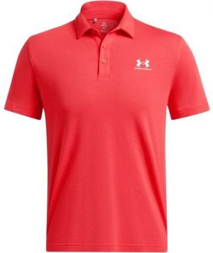 Under Armour ICON Pánske polo tričko, červená, veľkosť
